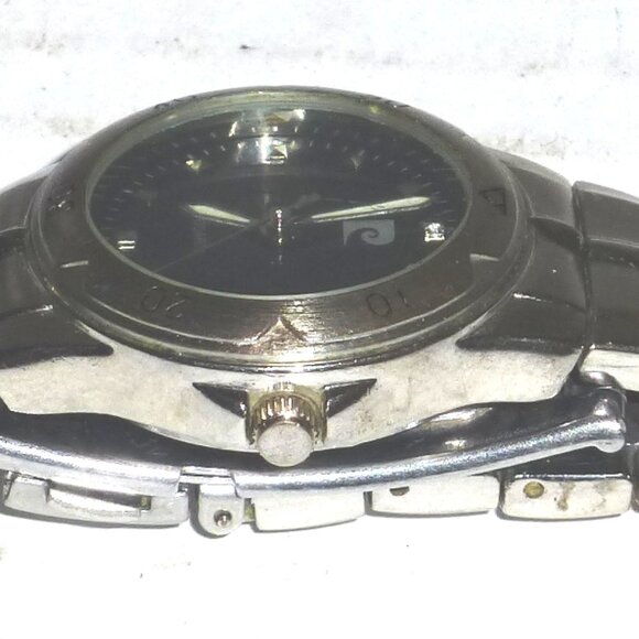 Pierre Cardin VPC4347WB Women's Analog Quartz Silver Tone Wristwatch UNTESTED - Picture 9 of 14